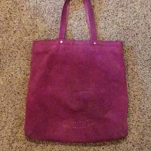 SUEDE TORY BURCH BAG